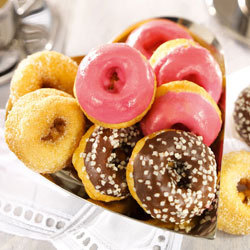 Confezione mista di baby-donut, 3 varietà