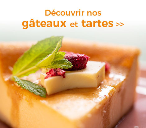 Notre large sélection de gâteaux et de tartes