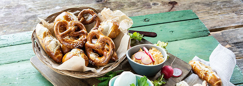 Choix varié en bretzels