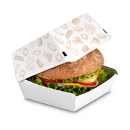 Boîte à burger "FRISCH & fein"