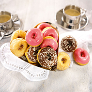 Assort. baby donuts, 3 sortes