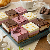 Genuss-Trio, Kuchen-Mix vorportioniert