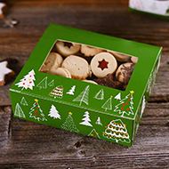 Gebäckkarton "Waldweihnacht", versch. Grössen