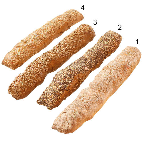 Assortiment pains torsadés, 4 sortes