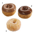 Assortimento natalizio di mini donut, 3 varietà