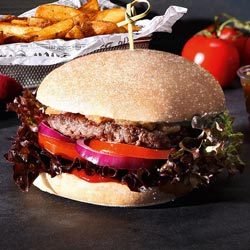 FF-Sourdough Burger, geschnitten