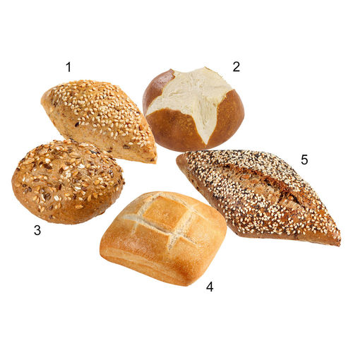 Assortiment minis petits pains Alsace, 5 sortes
