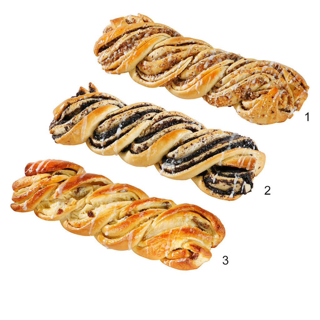 Gastro-Russenzopf Mischbox, 3-fach sortiert