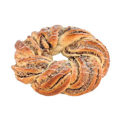 Brioche couronne aux noisettes