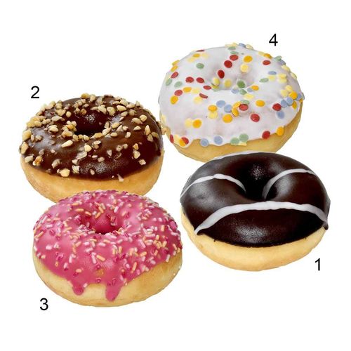 SG-Assortimento di mini donut, 4 varietà