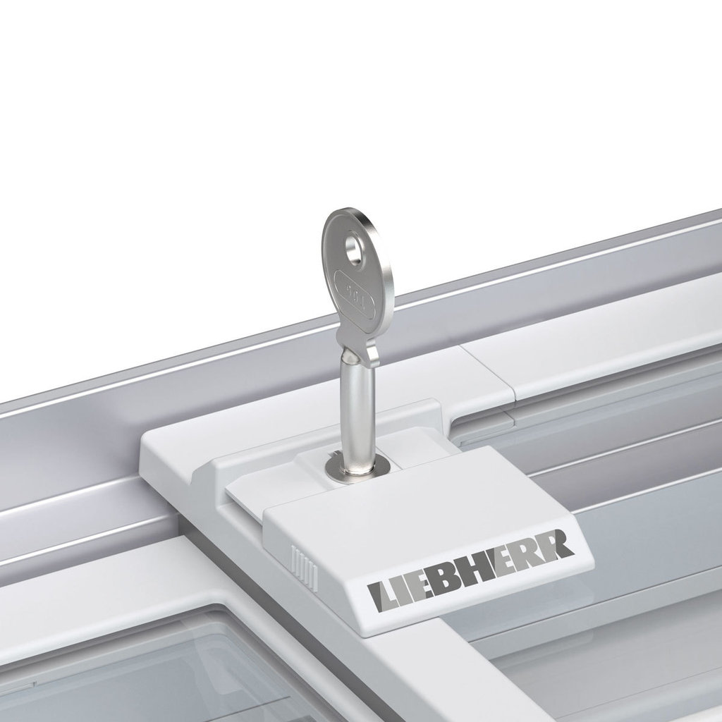 Serratura ad innesto per coperchio in vetro