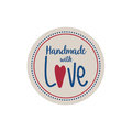 Etichetta "Handmade", Ø 5 cm