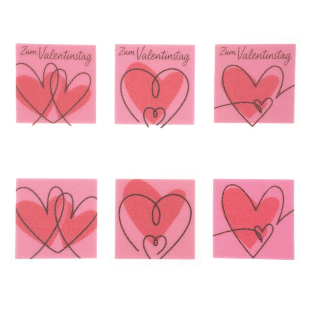 Decorazione per "Zum Valentinstag", 6 varietà