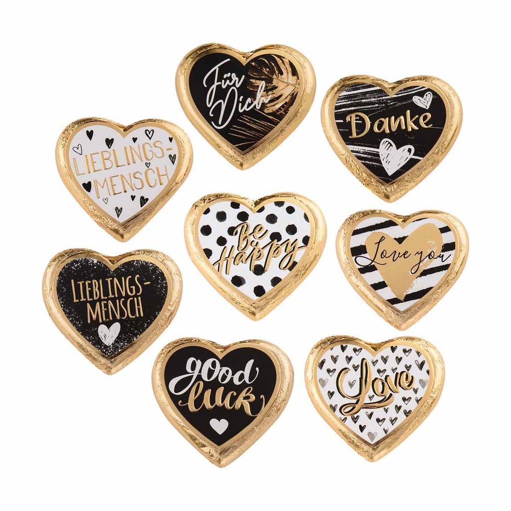 Pralina a forma di cuore "Gold Collection"