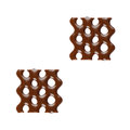 Decorazione di cioccolato "Quadrato"