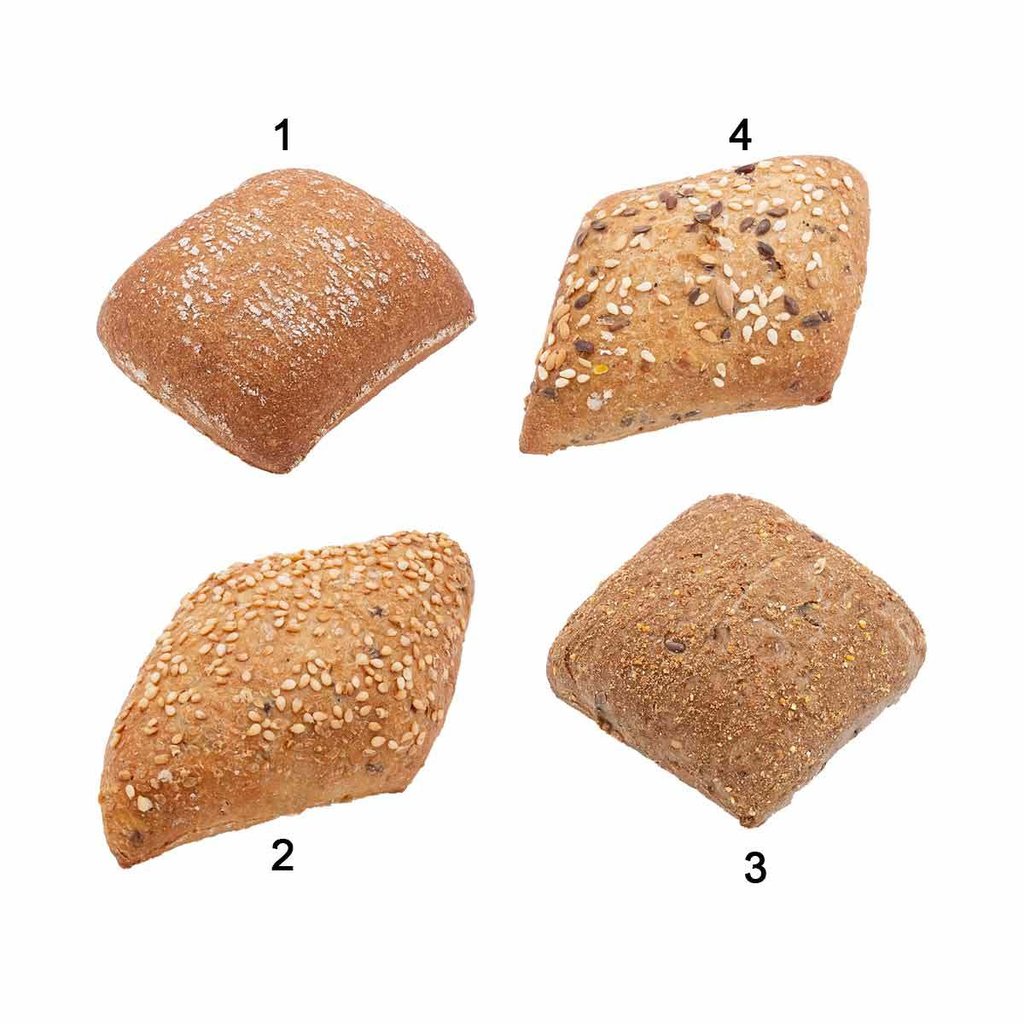 Mini-Brötli-Mischkiste Rustikal, 4-fach sortiert