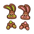 Decorazione cioccolato "coniglio"