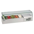 Porta-contenitori refrigerato per 5 x 1/4GN