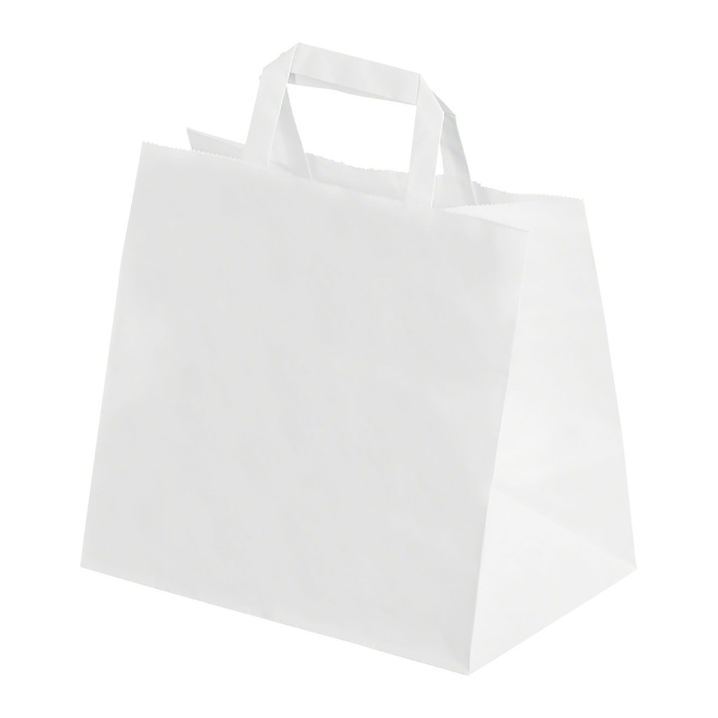 Sachet neutre, blanc, 32 x 24 x 22 cm