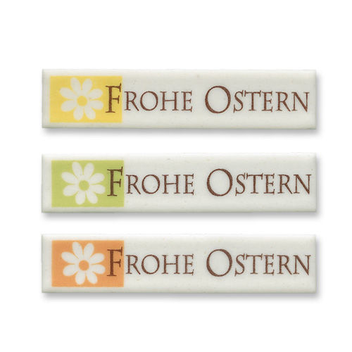 Décor bannière "Frohe Ostern", petit modèle